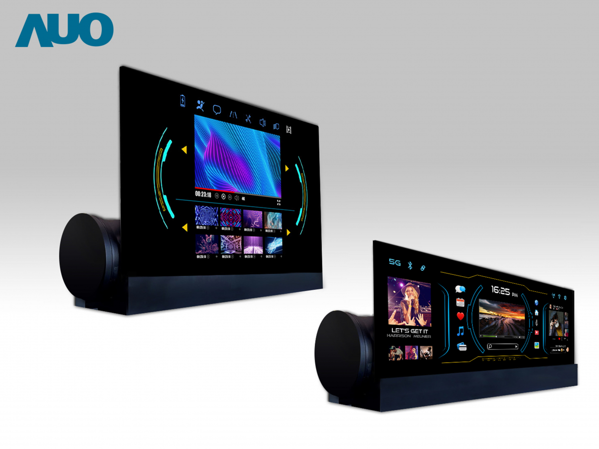 友達14.6吋可捲式Micro LED面板，導入車內資訊、影音娛樂及駕駛安全系統，翻轉智慧移動場域