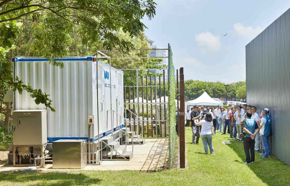 友達西大墩窯文化館建置屋頂全綠電及儲能櫃，為兼具創能儲能的永續綠能場域