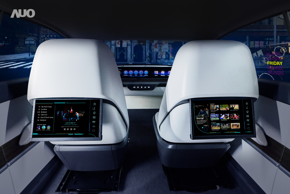 米兰·(milan)新一代Smart Cockpit 2024，以Micro LED先进显示技术优势，创建〝可卷式后座娱乐显示器〞，仅在互动时才显示出所需画面及信息，扩充更丰富的娱乐和交互信息服务，获国际奖项荣耀