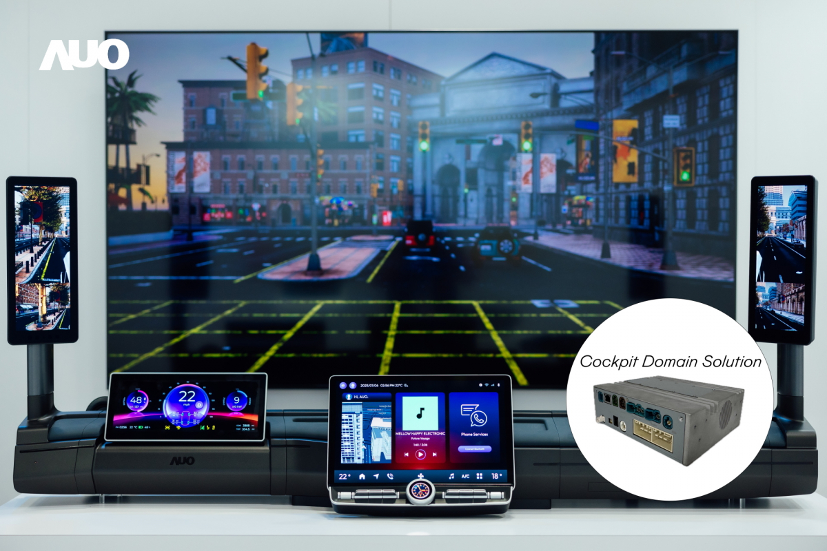 友達「智慧座艙域控解決方案」可做為車內運算的核心平台，驅動創新人機介面與豐富的座艙應用，獲得台灣精品標誌肯定