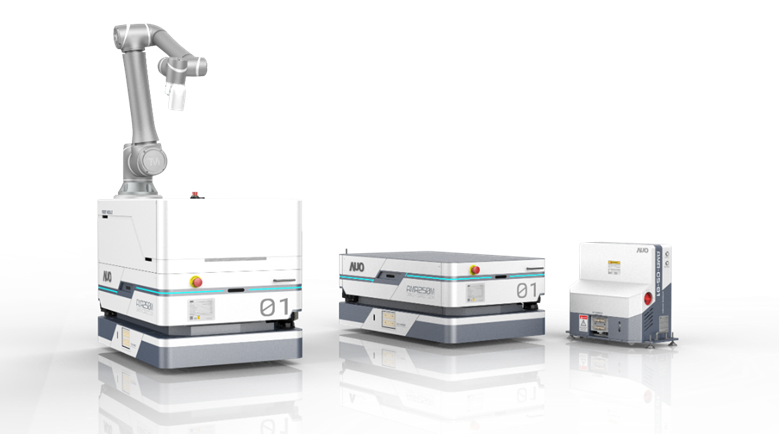 友達數位開發的自主式移動機器人（AMR250M），搭配全向輪並結合AI演算法、2D LiDAR、3D攝影機等技術，協助客戶實現產線全自動化